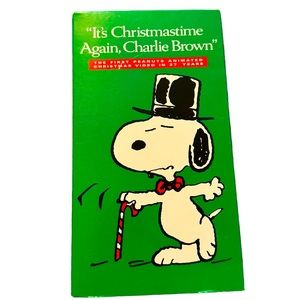 Vintage/Retro VHS Tape: “It's Christmastime Again, Charlie Brown.”